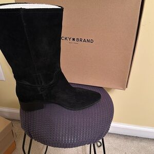 Lucky Brand suede boots